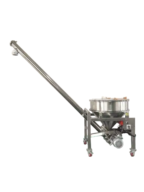 PVC顆粒螺旋上料機生產廠家_全自動螺旋提升機價格-化工食品行業專用設備